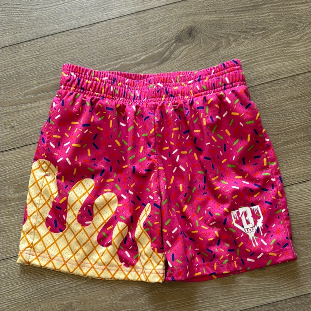 Baseball Lifestyle 101 boys ice cream shorts